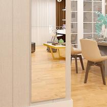 With full body decorative mirror vertical light wall tile Patch type hanging wall simple shelf Full-length mirror self-adhesive