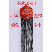 Uighur hat Xinjiang hexagonal belt braid male and female adult performance headdress dance small flower hat National hat braid hat