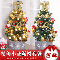 Mini Christmas tree ornaments small ornaments home Christmas ornaments furnished 60cm desktop Christmas tree set