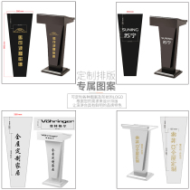  2021 Conference podium Small podium Welcome f table Restaurant reception desk Guide table Simple modern podium table