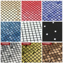 European-style aluminum-plastic plate metal ceramic mosaic living room TV background wall stickers with self-adhesive self-adhesive decoration building materials