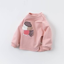 Girls sweaters autumn 2021 new childrens coat baby Womens Foreign style ins shirt childrens autumn casual clothes
