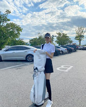 Japanese and Korean golf clothing womens short sleeve T-shirt summer fashion sports slim polo shirt light breathable top