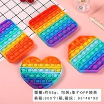 Mouse Pioneer Children Puzzle Toys Color Silicone Gel Bubble Decompression Plate Astronaut Thinking Training Table Tours Chessboard