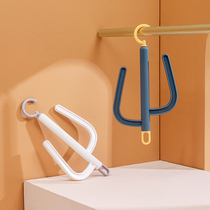 Home clothes rack drying shoes artifact creative windproof multifunctional hanging shoe rack outside the window balcony sun shoe rack adhesive hook