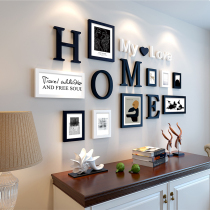 Modern minimalist living room background wall decoration living room photo wall creative photo frame hanging wall conjoined combination Photo Wall