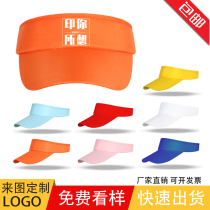Adults and children's advertising cap empty top cap custom logo sun hat sun hat empty top tourism activities promotional cap summer