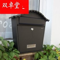 European style mailbox retro outdoor Villa letter box hanging wall rust anti rain large size opinion box post box many places