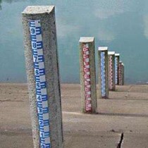 Outdoor instrument scale sewage river water quality detection metering cylindrical River flood control level water gauge can be customized