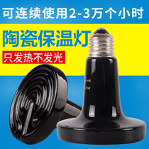 Climbing pet ceramic heating lamp pet far infrared thermostatic heating lamp turtle roast lamp parrot matte non-light heating bulb