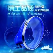Respirator diving professional waterproof respirator HD large vision adult diving mirror fishermen glass nose protection Tour