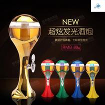 Beer barrel 3l luminous wine cannon World Cup beer wine cannon 3L Qingdao Zha beer barrel dispenser 5l wine column