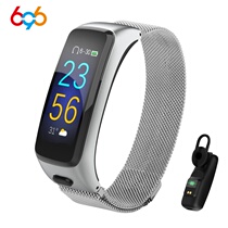 BY51 Bluetooth headset waterproof Bluetooth call heart rate bracelet ip67 magnetic charging bracelet explosion