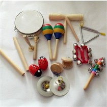 Triangle IRON ORF instrument set Stick bell STRING bell Tambourine Tambourine SAND hammer Sand ball