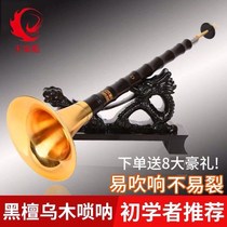 Wang Jia Biao refined beginner suona instrument full set of Ebony suona D tune adult size professional suona