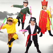 Childrens Journey to the West Performance Costume Monkey King Pig Bajie Tang Monk suit Clothes Qian Dazheng Performance prop suit