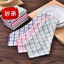 Kitchen non-oil dishwashing towel wipe bowl cloth Baijie rag thick non-falling dishwashing cloth absorbent towel n wipe 137