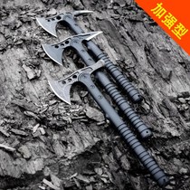 Outdoor tactical axe outdoor knife durable human weapon military-industrial integrated tool multi-purpose war knife portable and reinforced equipment