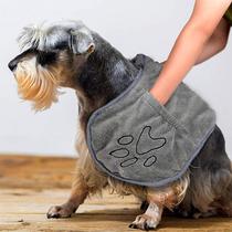 Teddy bath towel medium small dog dog pet beauty Corky dry hair Schnauzer absorbent towel