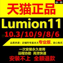 Lumion11 10 3 10 9 8 6 Software Chinese English installation package Remote installation material library Send tutorial