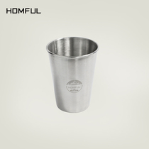 HOMFUL Haofeng outdoor 304 stainless steel beer mug travel picnic camping cold drink cup coffee cup tea cup