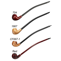 Wooden Smoking churchwarden Long Stem wood Smoking Pipe 3mm