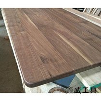 Log Board Black 6 walnut wood table panel desk DIY material window sill step solid wood table Wood