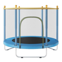 Large new family adult trampoline sports elastic rope single breathable yoga handrail jumping bed