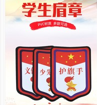 Set to do primary and middle school class cadres Cadre Arms Chapters Less First Team Members Logo Pin Badges PVC Value Day Birth Class Long Sleeve Mark