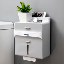 Toilet tissue box toilet home roll paper toilet toilet punch-free Creative Paper toilet paper rack