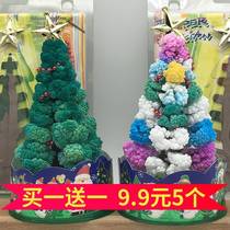 Paper tree blossom colorful Christmas tree magic watering growth crystallization science experiment Christmas creative toy gifts