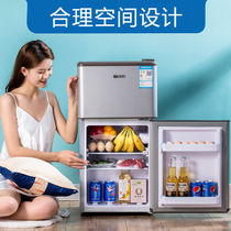 Xiangxuehai double door refrigerator refrigerator Household household small refrigerator Upper freezer Lower refrigerator refrigerator soft freezer