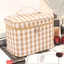 ins Net red cosmetic bag storage bag small female portable large capacity travel carry-on bag wash bag storage box
