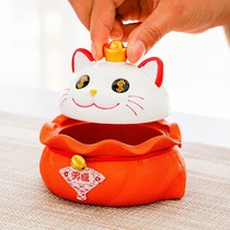  Net red ashtray Creative Merchants Cat Smoke Personality Trend Home Living Room Office Anti Fly Ash with lid decorations