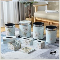 Kitchen garbage bin Living room Bathroom covered fresh large Nordic style creative trash can pedal bedroom household