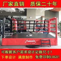 Hexagon fighting boxing ring custom Thai boxing Integrated Fighting standard custom four side landing octagonal cage simple