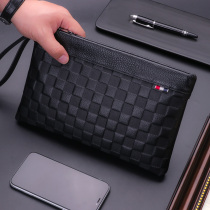 Handbag Men Genuine Leather Mens Hand Grab Bag Mens Hand Grip Bag Large Capacity Envelope Wallet Wallet Business Casual Clip Bag Men