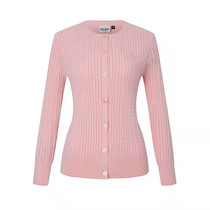 2021 autumn and winter new GOLF clothing womens long sleeve Knitted button elastic cold warm GOLF sweater