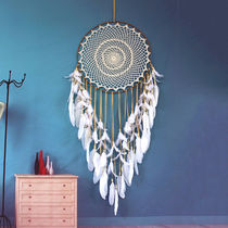 Dreamcatcher wind chimes large pendant Room background decoration wall decoration Girl heart forest department decoration Handmade birthday gift