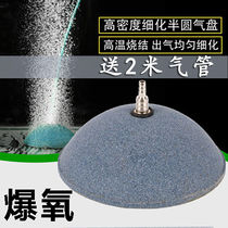 High-temperature sintered gas plate for aquarium oxygenation pump for aquarium aerated pump