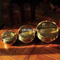 Copper fire plate warm foot stove festive wedding dowry carbon wedding wedding supplies Huai furnace set married woman size ruler