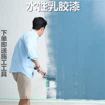 Whitewashed wall paint Wall paint Anti-formaldehyde wall paint room wall dark color small barrel indoor self-brush
