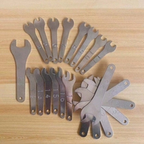 Mini single head Iron wrench opening super thin sheet plate stainless steel simple stamping tool accessories disposable