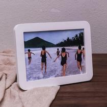 Creative Rounded Corner Solid Wood Photo Frame Hanging Wall 6 Inch 7 Inch 8 Inch 10 inch A4 Jam Photo Frame frame Framed Framed