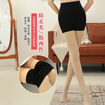 Spring and Autumn Mid-thick bottoming pants anti-wolf stockings womens thick one-piece socks anti-hook silk flesh color light leg pantyhose large size