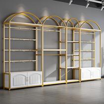 Underwear 1 shop shelf clothing text underwear display cabinet wall pajamas shop with chest hook gold multi-functional storage