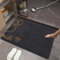 Silicon Algae Clay Upholstered Bathroom Ground Mat Toilet Speed Dry Suction Pad Toilet Non-slip Foot Mat Kitchen Carpet Door Mat