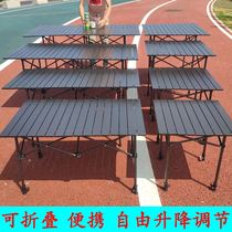RV supplies equipment outdoor folding table aluminum alloy lifting table free adjustment light portable car camping