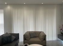  Hanas dream curtain Vertical vertical blinds Electric living room Bedroom Balcony Floor-to-ceiling screen window partition Office