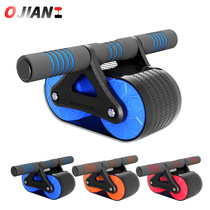 Automatic rebound double wheel bodybuilding wheel abdominal muscle wheel male and female fitness equipment roller tank wheel beginners slim tummy